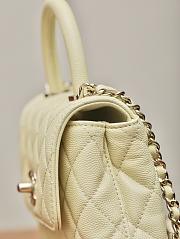 Chanel 24 Coco Handle Grained Calfskin Light Yellow 14cm - 2