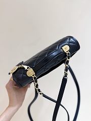 Fall-Winter 2025/26 Chanel Backpack Grained Shiny Calfskin & Gold Tone Metal Black - 19.5x22x7cm - 5