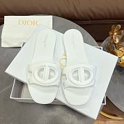 Dior CD Slide Rubber White - 2