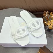 Dior CD Slide Rubber White - 3