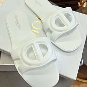 Dior CD Slide Rubber White - 5