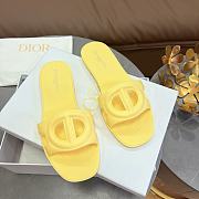 Dior CD Slide Rubber Yellow - 3