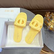 Dior CD Slide Rubber Yellow - 2