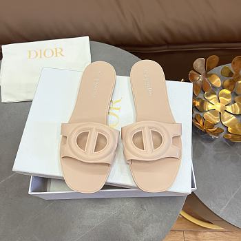 Dior CD Slide Rubber Beige