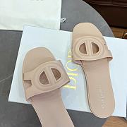 Dior CD Slide Rubber Beige - 5