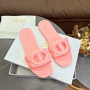 Dior CD Slide Rubber Pink  - 6