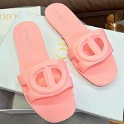 Dior CD Slide Rubber Pink  - 3