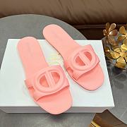 Dior CD Slide Rubber Pink  - 4