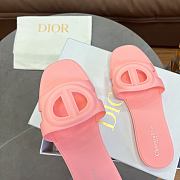 Dior CD Slide Rubber Pink  - 2