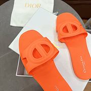 Dior CD Slide Rubber Orange - 5