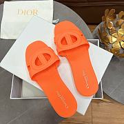 Dior CD Slide Rubber Orange - 4