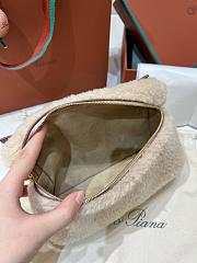 Loro Piana Extra Bag L19 Silk Cashmere Caramel Sugar - 19x7x12cm - 5