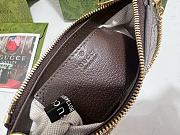 Gucci Ophidia Mini Bag In Beige And Ebony Supreme  - 19x10x3cm - 2