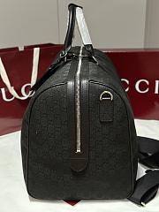 Gucci GG Canvas Large Duffle Bag In Black GG Canvas - 52x32x28cm - 3