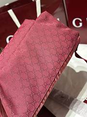 Gucci GG Canvas Medium Backpack Rosso Ancora Red Canvas - 40x36.5x23cm - 6