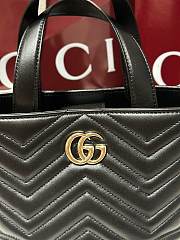Gucci Betty Small Tote Bag Black Leather - 29x18x12.5cm - 2