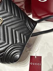 Gucci Betty Small Tote Bag Black Leather - 29x18x12.5cm - 4
