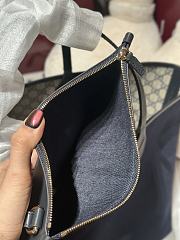 Gucci Totissima Large Reversible Tote Dark Blue Denim - 30.5x28x27cm - 2