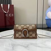 Gucci Dionysus Super Mini Bag with Crystal Embellished GG - 16.5x10x4cm - 1