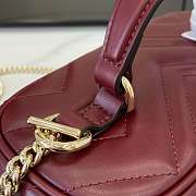 Gucci GG Marmont Mini Vanity Bag In Rosso Ancora Red Leather - 19×11.5x9cm - 5