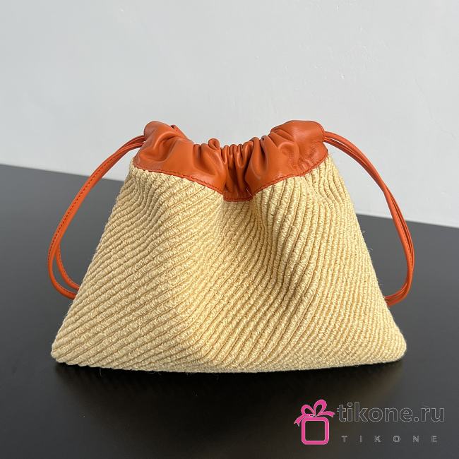 Bottega Veneta Dustbag in Natural/ Burned Orange - 32x23cm - 1