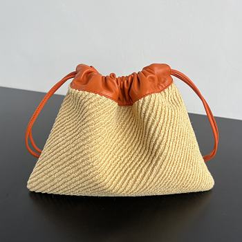 Bottega Veneta Dustbag in Natural/ Burned Orange - 32x23cm