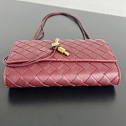 Bottega Veneta Andiamo Pouch Burgundy - 19x12.6x2cm - 4