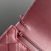 Bottega Veneta Andiamo Pouch Burgundy - 19x12.6x2cm - 3