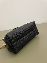 Dior Jolie Top Handle Mini Bag Black Cannage Lambskin - 18.5x8.5x13cm - 3