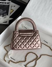 Chanel 23 Metallic Bronze Kelly Bag - 13x19x7cm - 5