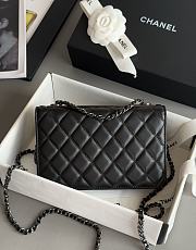 Chanel WOC Bag Trendy CC Lamskin Black - 12x19x3.5cm - 5
