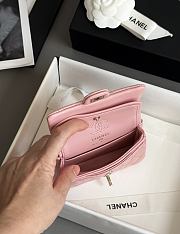 Chanel Classic Mini Bag With Hook Lambskin Pink - 19x11x7cm - 2