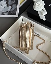 Chanel Mini Heart Bag Lambskin & Gold Tone Metal Gold - 12x13x5.5cm - 3