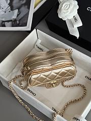 Chanel Mini Heart Bag Lambskin & Gold Tone Metal Gold - 12x13x5.5cm - 2