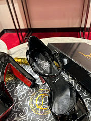 Christian Louboutin Sandaloo 130mm Sandals Patent Calf Leather Black - 4