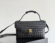 Bottega Veneta Knot Lock Black - 25x16x5.5cm - 4