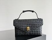 Bottega Veneta Knot Lock Black - 25x16x5.5cm - 2