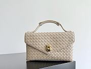 Bottega Veneta Knot Lock Beige - 25x16x5.5cm - 2