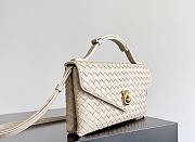 Bottega Veneta Knot Lock Beige - 25x16x5.5cm - 4