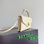 Bottega Veneta Knot Lock Sea Salt - 25x16x5.5cm - 5