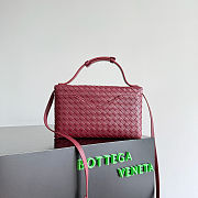 Bottega Veneta Knot Lock Burgundy - 25x16x5.5cm - 2