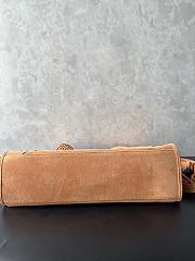 Balenciaga Le City Bag Meidum in Camel Suede Calfskin Brass Hardware - 38x24x13cm - 6