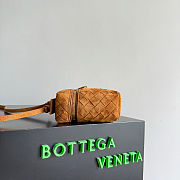 Bottega Veneta Bang Bang Vanity Case Amber Suede - 23x12.5x4cm - 6