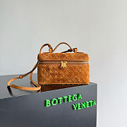 Bottega Veneta Bang Bang Vanity Case Amber Suede - 23x12.5x4cm - 4