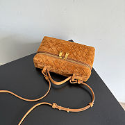 Bottega Veneta Bang Bang Vanity Case Amber Suede - 23x12.5x4cm - 2