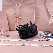 Miumiu Matelasse Nappa Leather Pouch Black 5ND022 - 16x14x7.5cm - 6