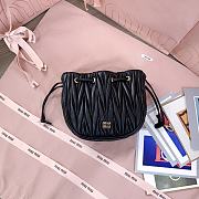 Miumiu Matelasse Nappa Leather Pouch Black 5ND022 - 16x14x7.5cm - 2