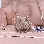 Miumiu Matelasse Nappa Leather Pouch Pink 5ND022 - 16x14x7.5cm - 4