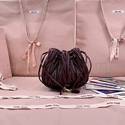 Miumiu Matelasse Nappa Leather Pouch Burgundy 5ND022 - 16x14x7.5cm - 6
