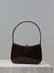 YSL Mini Le 5 A 7 In Patent Leather Brown - 19x11.5x4.5cm - 3